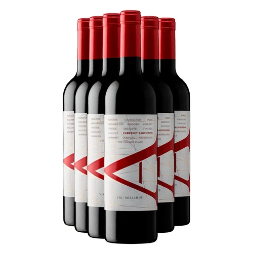 Caixa 6 Garrafas Vik A Cabernet Sauvignon 750ml