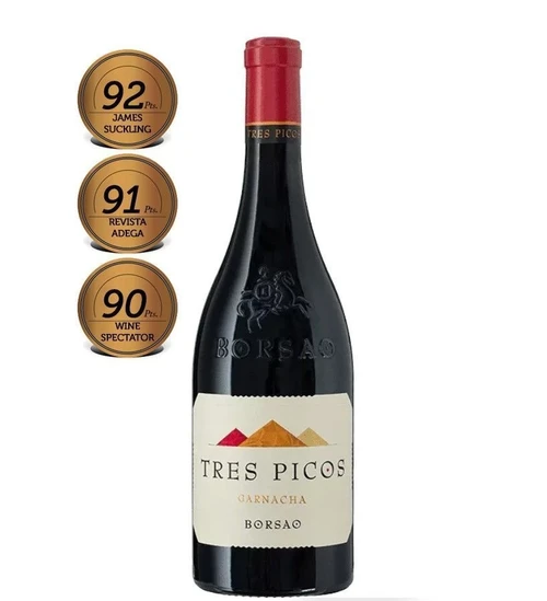 BORSAO Tres Picos Garnacha 750ml - Vinho Espanhol
