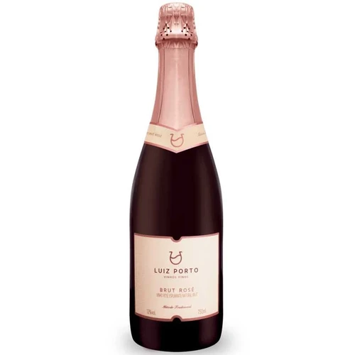 Espumante Luiz Porto Brut Rosé Brasileiro