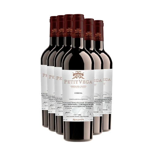 Box 6 Garrafas Petit Vega 8 Meses 2022 750ml