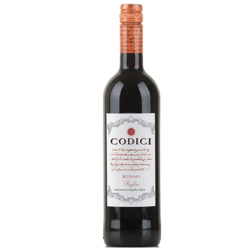 Codici Puglia Rosso Vinho Italiano