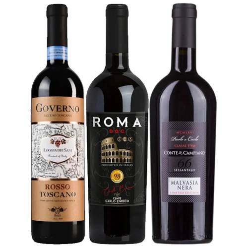 0 - Box 3 Garrafas Italia Classico 750ml