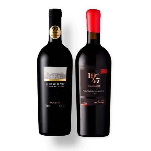 Box 2 Garrafas Clássicos Italianos 750ml