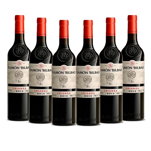 Caixa Ramón Bilbao Rioja Crianza 6gfs Vinho Espanhol