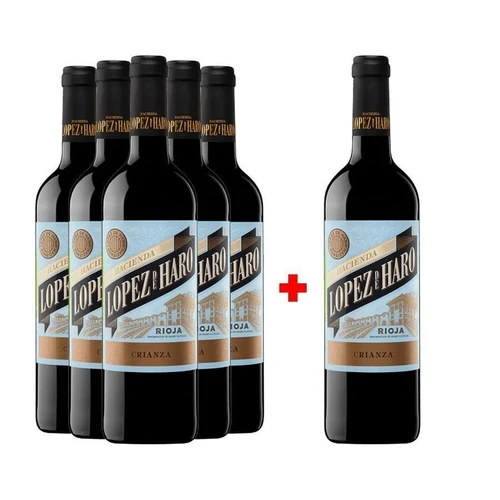 Box Lopez De Haro Crianza 2019 Compre 5 Leve 6