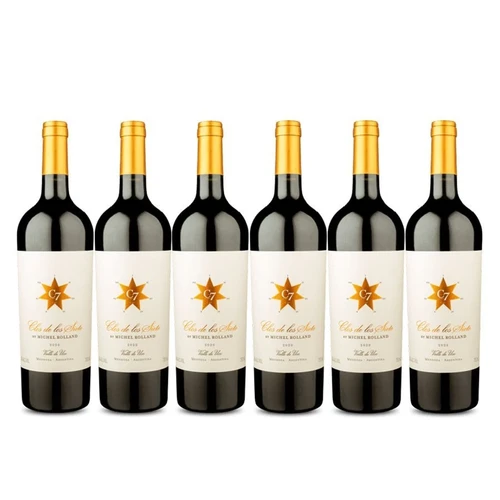 Caixa Clos De Los Siete By Michel Rolland 6 Gfs 750ml Vinho Argentino