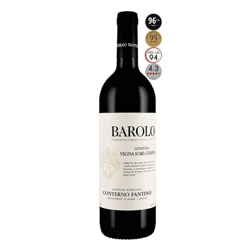 Barolo Ginestra Vigna Del Gris 2019 750ml Vinho Italiano