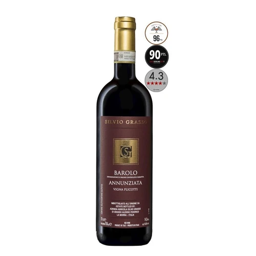 Barolo Annunziata Vigna Plicotti DOCG 2018 Silvio Grasso 750ml Vinho I