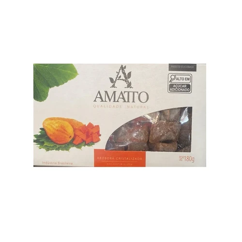 Abobora Cristalizado Amatto 250gr
