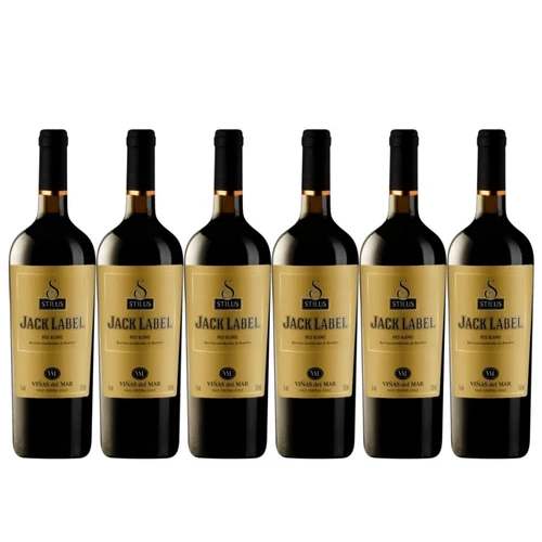 Caixa Stilus Jack Label Bourbon Barrel Aged Red Blend 6 Gfs 750ml Vinh