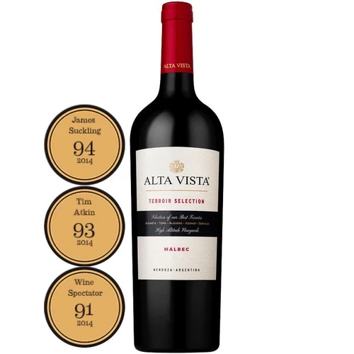 Alta Vista Terroir Selection Malbec Vinho Argentino