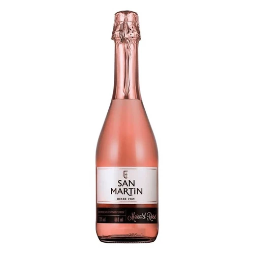 Espumante Moscatel Rosé San Martin 660ml Brasileiro