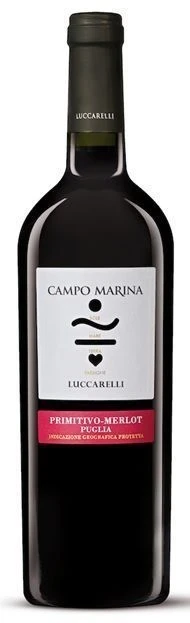 Campo Marina Primitivo Merlot IGP L Luccarelli VInho Italiano