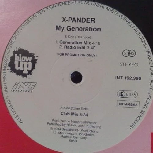 X-Pander - My Generation