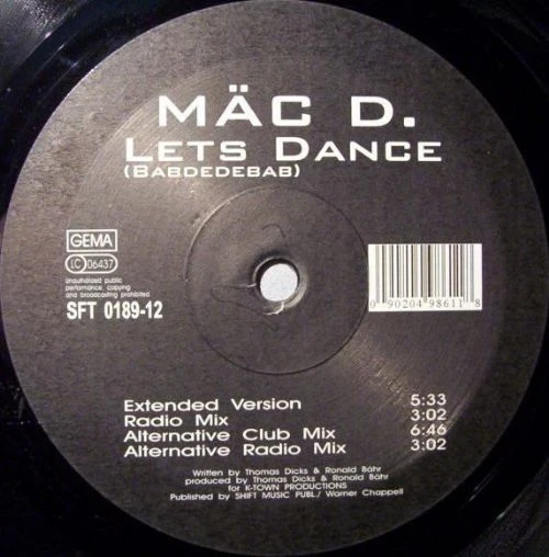 Mäc D - Lets Dance - Babdedebab