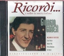 CD GIORGIO GABER - RICORDI