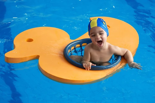 Pato Com Cesto - Tapete Flutuante Para Piscina