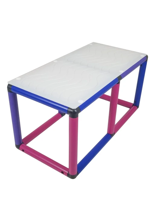 PLATAFORMA DE ELEVACÃO 100 X 50 X 50 CM COM PAINEL PP 6MM E VENTOSA