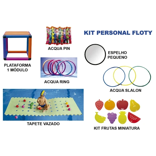 Kit Personal Swin - 7 Produtos Para Aula Natação Infantil