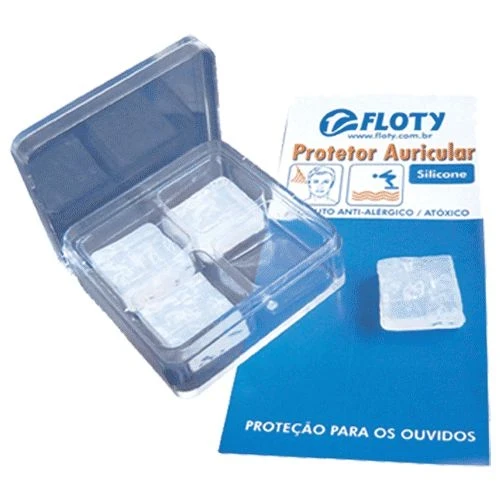 Protetor Auditivo-Auricular De Silicone - 2 Pares