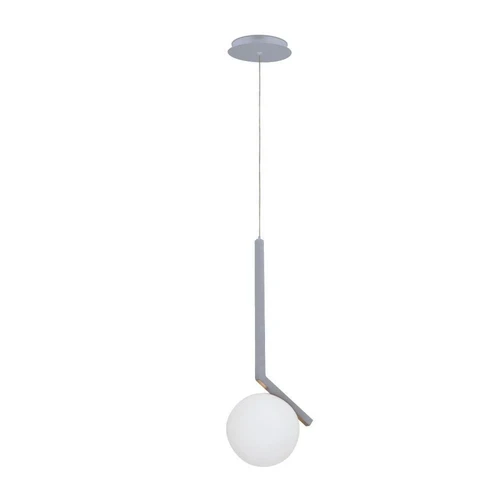 Pendente Cali Com Vidro Leitoso 1xE27 Bivolt