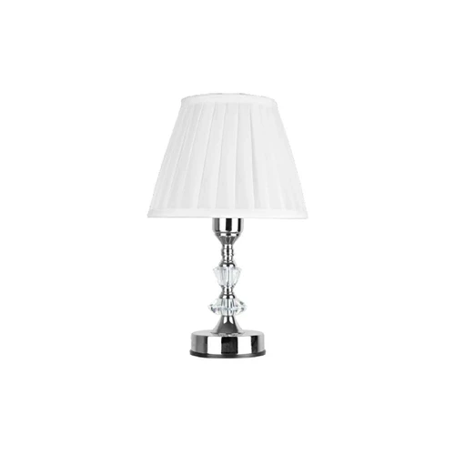 Abajur De Mesa Yunnan Com Toque E Cúpula Plissada 1xE27 KinLight