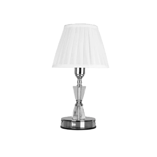 Abajur De Mesa Fukuoka Com Toque E Cúpula Plissada 1xE27 KinLight
