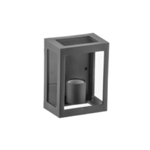 Arandela Dublin Preto E Transparente Click Injet