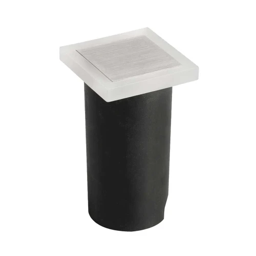 Embutido De Solo Ring Quadrado Cinza 3000K 1W