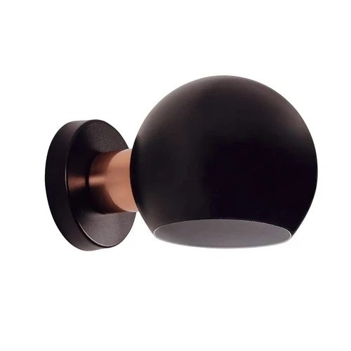 Arandela Buriti Preto Com Dourado Usina