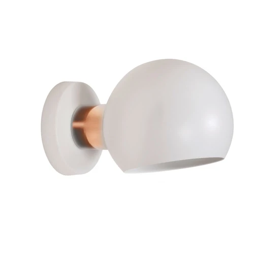 Arandela Buriti Branco Com Dourado Usina