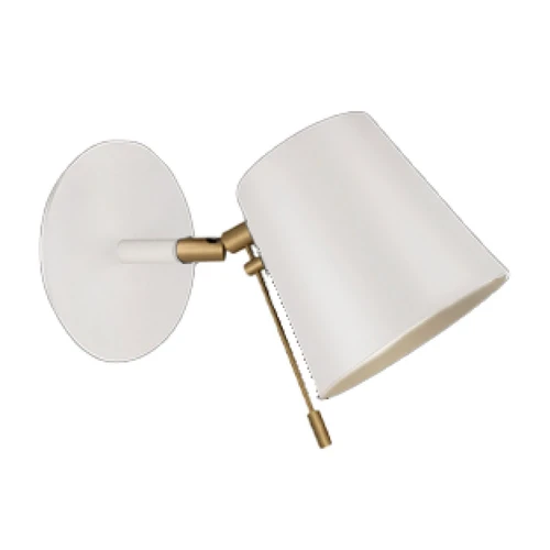 Arandela Ravena Poco Mobile Branco Com Dourado