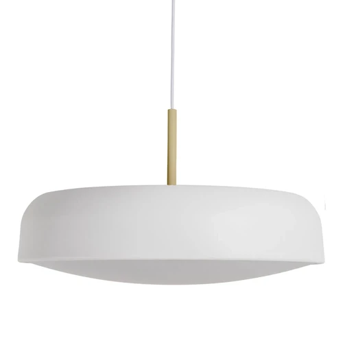 Pendente Bis Branco E Champanhe Ø40x13cm Usina 16801-40