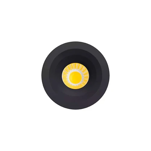 Mini Spot De Embutir Elysa Preto 3W Redondo Nordecor 6006