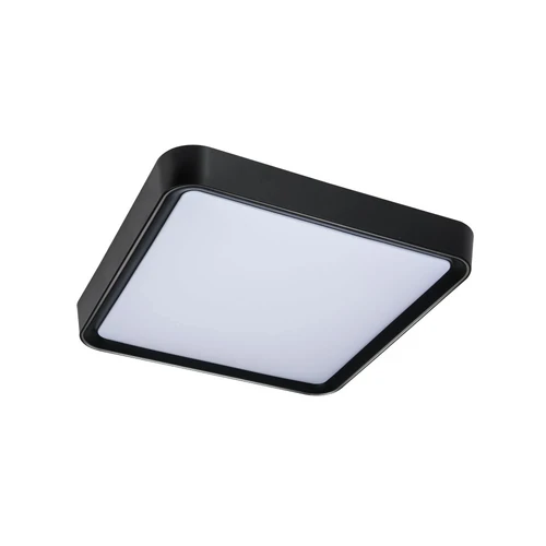 Plafon LED Seny 50cm 3000K Preto Quadrado Nordecor 2348