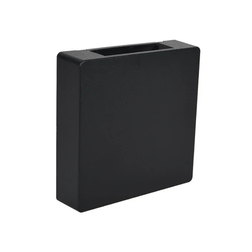 Arandela Clean LED Preta 3W 3000K Blumenau Iluminação