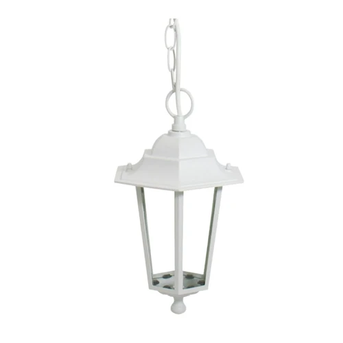 Pendente Colonial De Alumínio 1xE27  Taschibra TLF-28 Branco