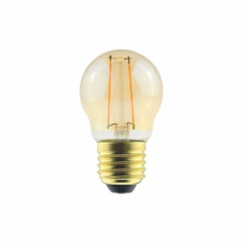 Lâmpada Filamento LED Bolinha G45 Âmbar 2,5W G-Light