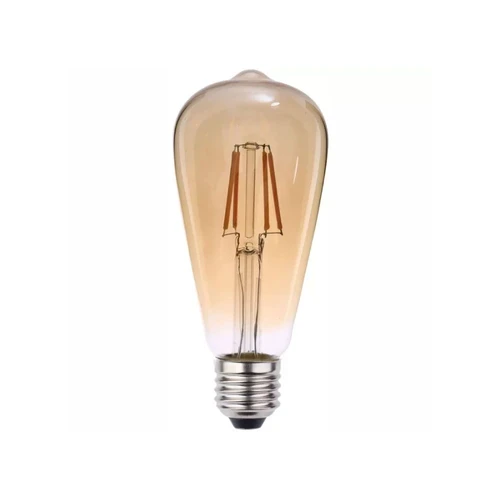 Lâmpada Filamento LED Pera ST64 Âmbar 4W Blu Iluminação