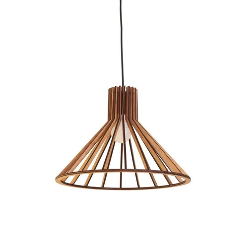 Pendente Leda 1xE27 Madeira Imbuia Illumine
