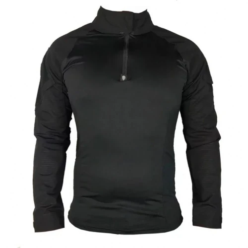 Camisa Tática Militar Combat Shirt - Bravo - Preta