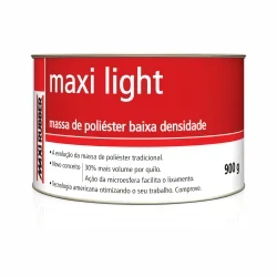 Massa Poliéster Maxi Light 900g Maxi Rubber
